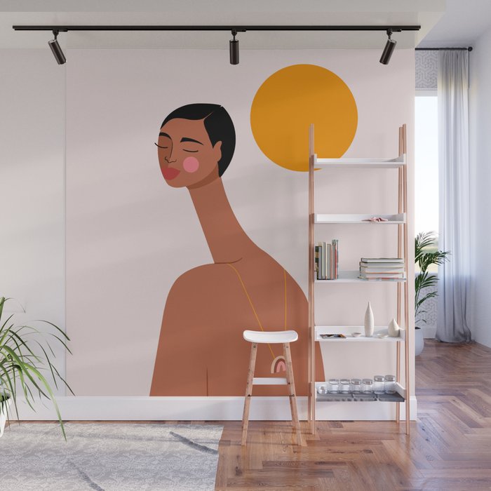 Rainbow Necklace Wall Mural Gallery Image 1