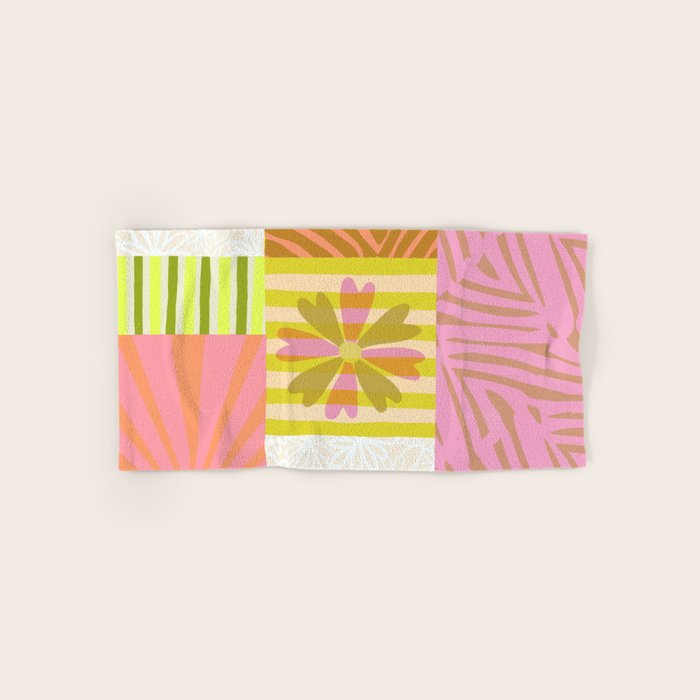 Sun Blocks, Vacation Mode Bath Towel Gallery Image 1