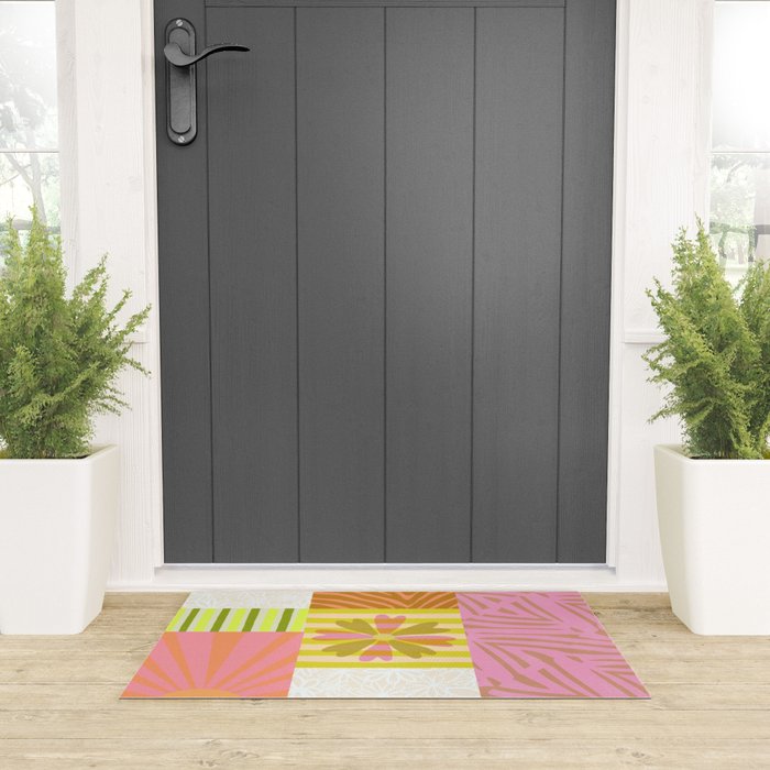 Sun Blocks, Vacation Mode Welcome Mat Gallery Image 3