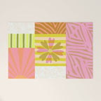 Sun Blocks, Vacation Mode Welcome Mat Gallery Image 1