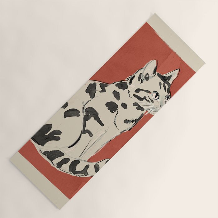 Cat 16 Yoga Mat Gallery Image 1
