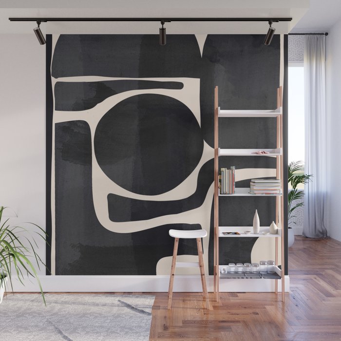 Modern Abstract Minimal Shapes 192 Wall Mural Gallery Image 1