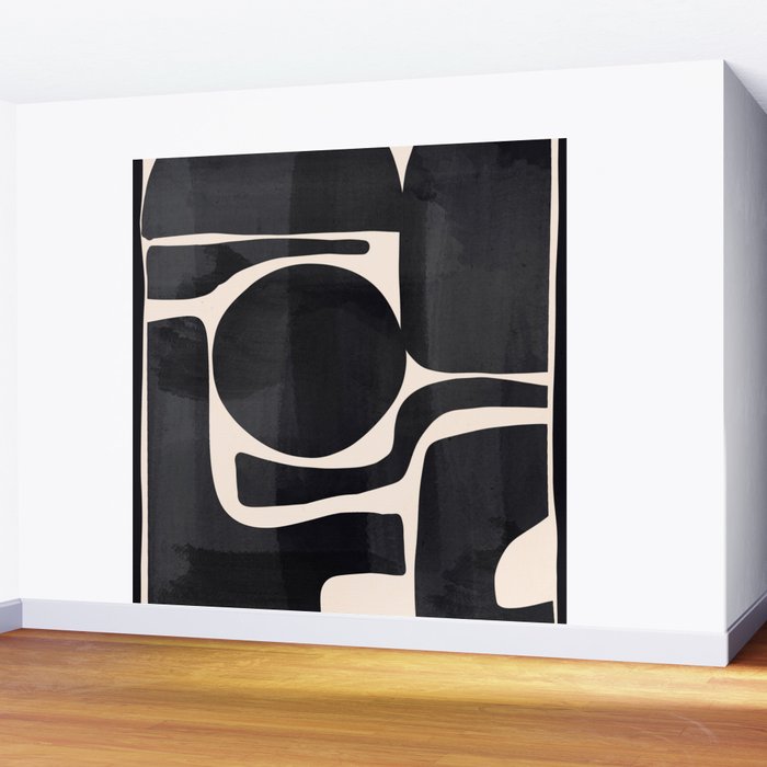 Modern Abstract Minimal Shapes 192 Wall Mural Gallery Image 2