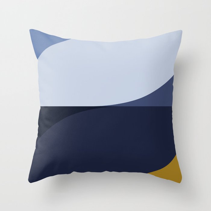 Almond Abstract XVIII Throw Pillow Gallery Image 1