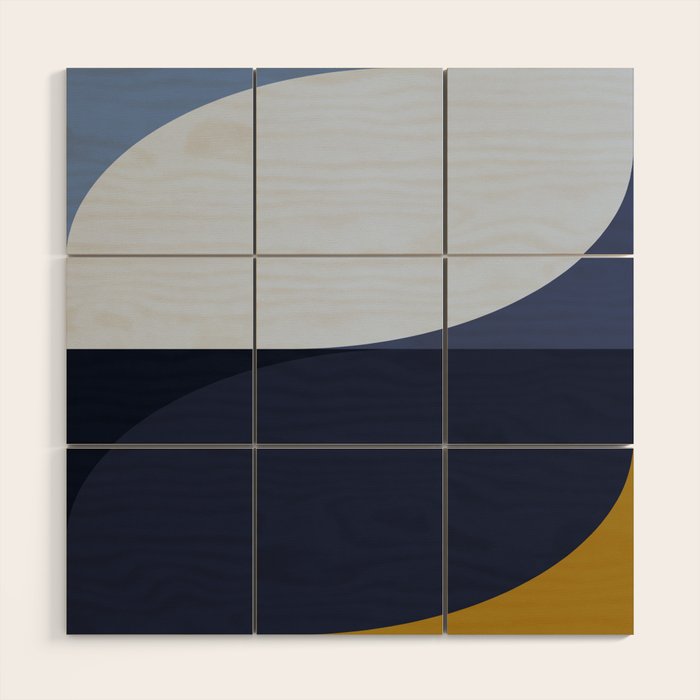 Almond Abstract XVIII Wood Wall Art Gallery Image 1