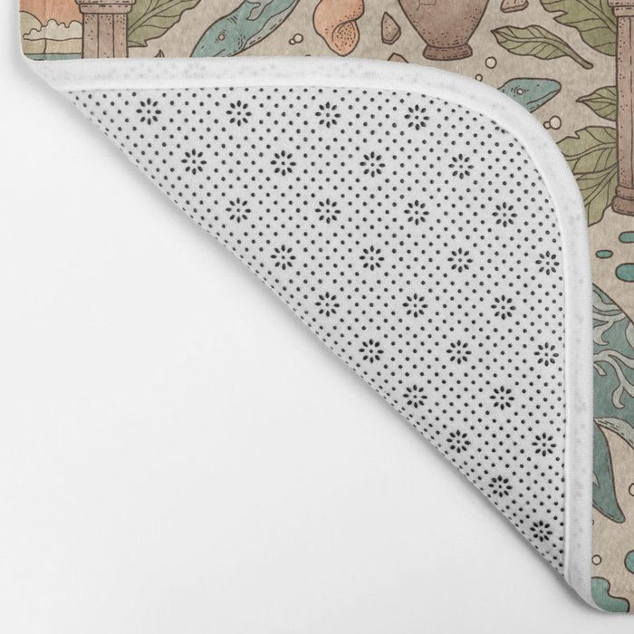 Paradise Panthalassa | Natural History Fantasy Art Bath Mat Gallery Image 2