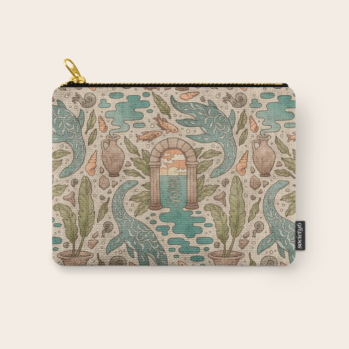 Paradise Panthalassa | Natural History Fantasy Art Carry All Pouch Gallery Image 1