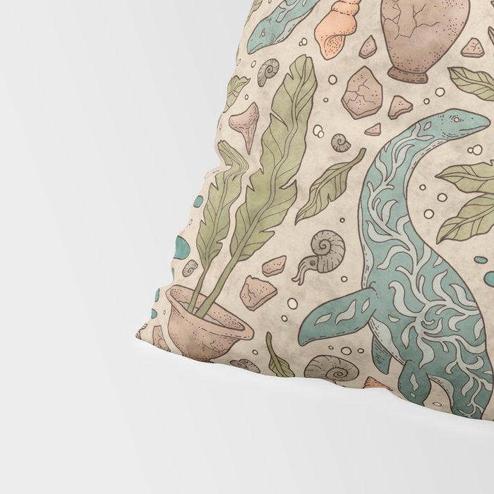 Paradise Panthalassa | Natural History Fantasy Art Pillow Sham Gallery Image 4