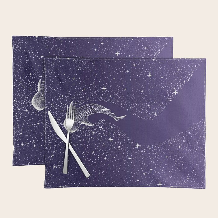 Star Eater - space from Dark Blue to Purple Placemat Gallery Image 1