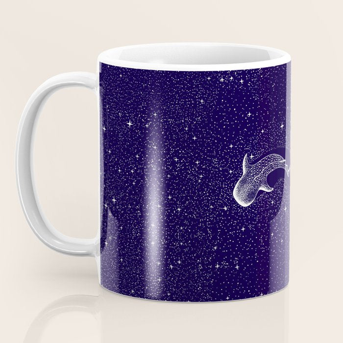 Star Eater - space from Dark Blue to Purple Coffee Mug Gallery Image 3