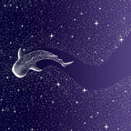 Star Eater - space from Dark Blue to Purple Coffee Mug Gallery Image 2