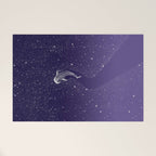 Star Eater - space from Dark Blue to Purple Welcome Mat Gallery Image 1