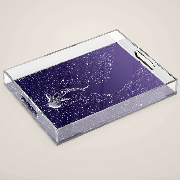 Star Eater - space from Dark Blue to Purple Acrylic Tray Gallery Image 1