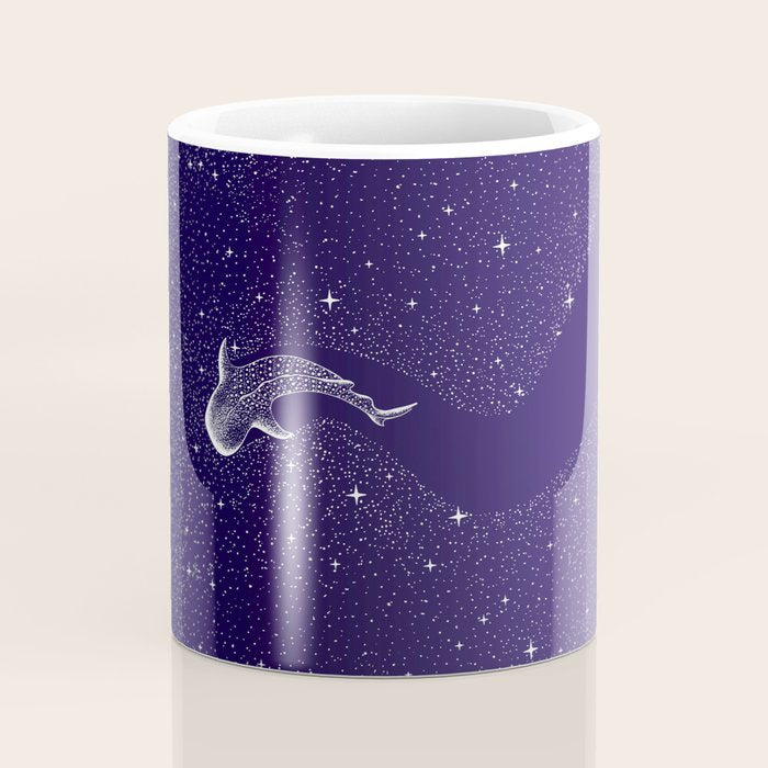 Star Eater - space from Dark Blue to Purple Coffee Mug Gallery Image 4