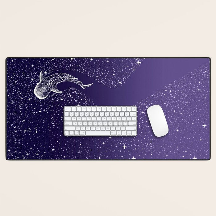 Star Eater - space from Dark Blue to Purple Desk Mat Gallery Image 1