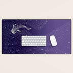 Star Eater - space from Dark Blue to Purple Desk Mat Gallery Image 1