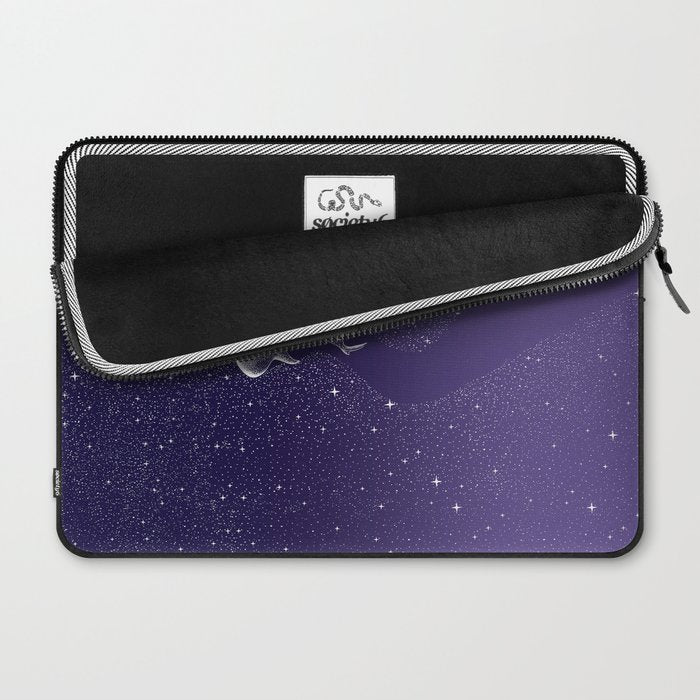Star Eater - space from Dark Blue to Purple Laptop Sleeve Gallery Image 2
