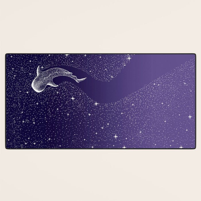 Star Eater - space from Dark Blue to Purple Desk Mat Gallery Image 3