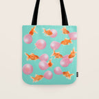 BUBBLEGUM GOLDFISH Tote Bag Gallery Image 1