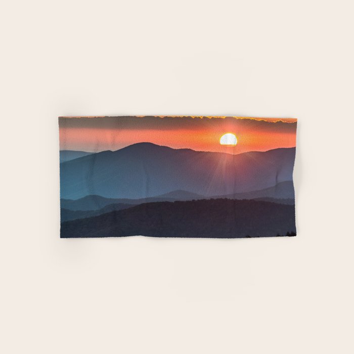 Smoky Mountain National Park Sunset - 19/365 Bath Towel Gallery Image 1