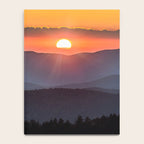 Smoky Mountain National Park Sunset - 19/365 Notebook Gallery Image 4