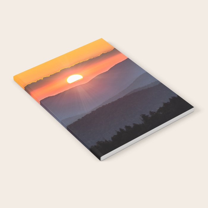 Smoky Mountain National Park Sunset - 19/365 Notebook Gallery Image 2