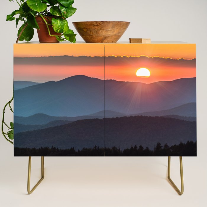 Smoky Mountain National Park Sunset - 19/365 Credenza Gallery Image 1
