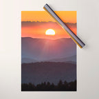 Smoky Mountain National Park Sunset - 19/365 Wrapping Paper Gallery Image 1
