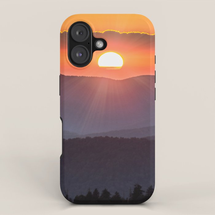 Smoky Mountain National Park Sunset - 19/365 iPhone Case Gallery Image 1