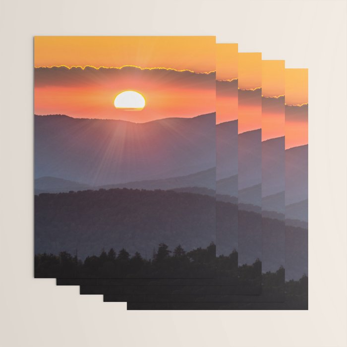Smoky Mountain National Park Sunset - 19/365 Wrapping Paper Gallery Image 3