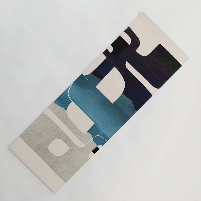 Modern Abstract Shapes 102 Yoga Mat Gallery Image 1