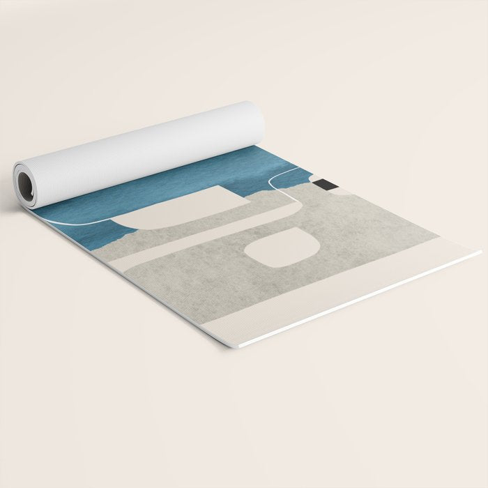 Modern Abstract Shapes 102 Yoga Mat Gallery Image 2