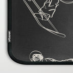 Minimal Snowboarders Line Art 1 Laptop Sleeve Gallery Image 3