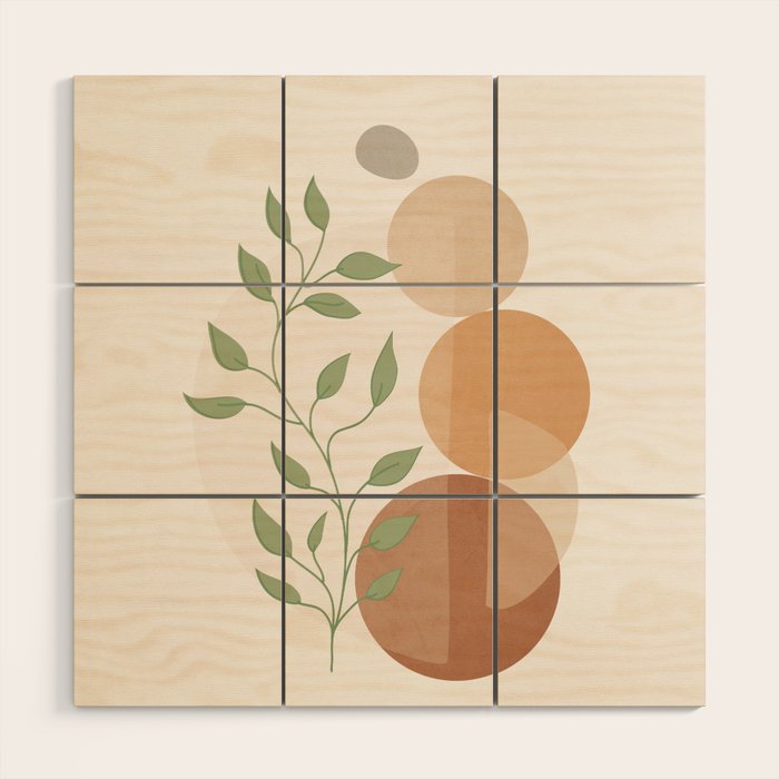 Abstract Rock Geometry 19 Wood Wall Art Gallery Image 1