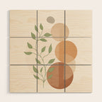 Abstract Rock Geometry 19 Wood Wall Art Gallery Image 1