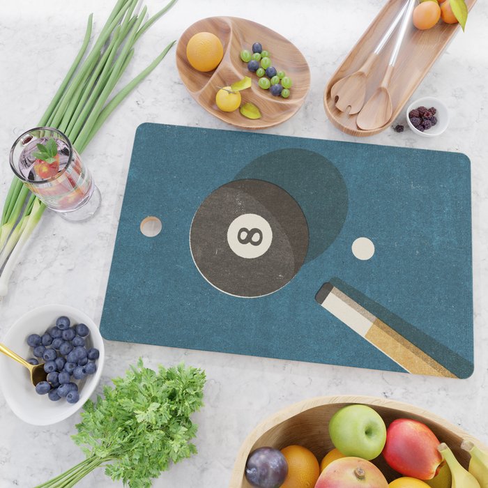 BILLIARDS / Ball 8 Cutting Board Gallery Image 2