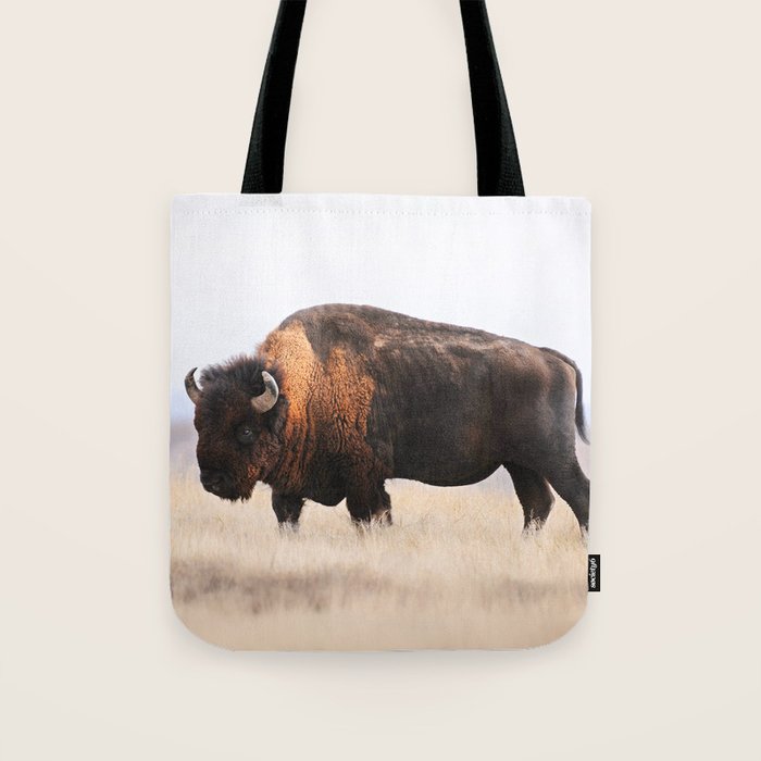 Bison Whisper Tote Bag Gallery Image 1