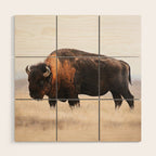 Bison Whisper Wood Wall Art Gallery Image 1