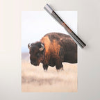Bison Whisper Wrapping Paper Gallery Image 1