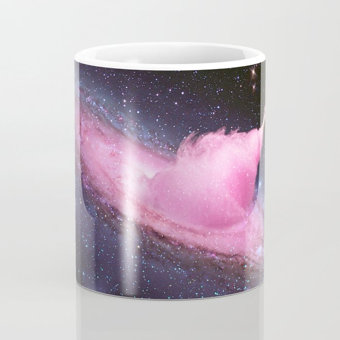 Cosmic Cotton Candy - Pink Stardust Coffee Mug Gallery Image 4