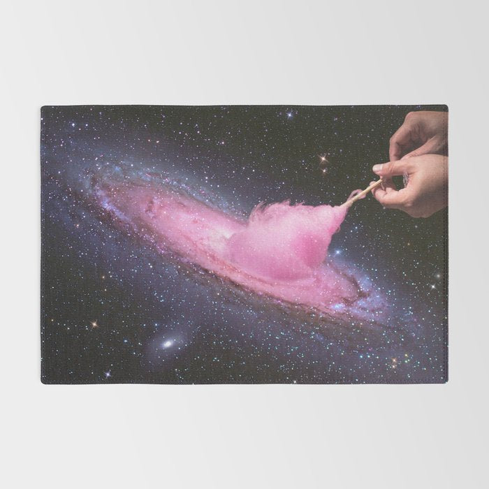 Cosmic Cotton Candy - Pink Stardust Rug Gallery Image 2