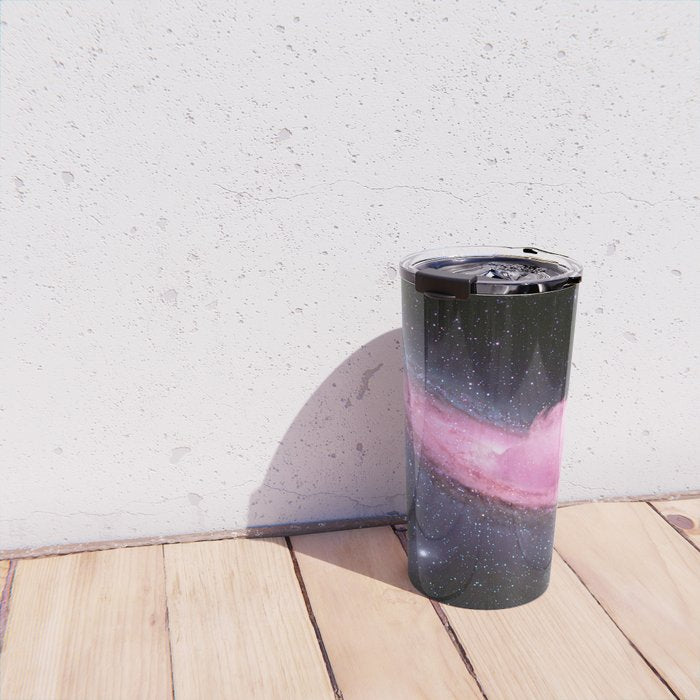 Cosmic Cotton Candy - Pink Stardust Travel Mug Gallery Image 4