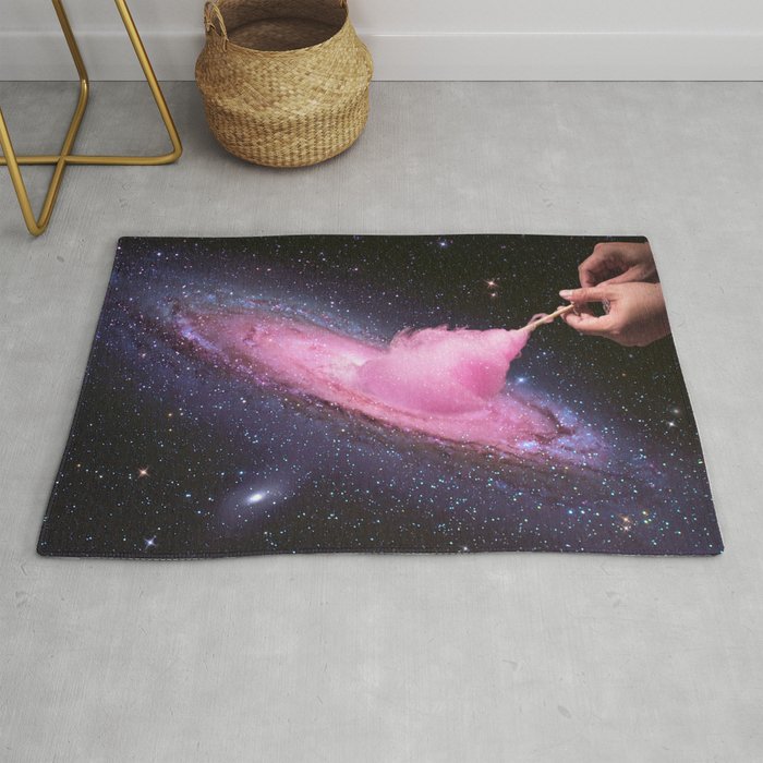 Cosmic Cotton Candy - Pink Stardust Rug Gallery Image 1