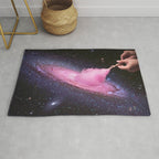 Cosmic Cotton Candy - Pink Stardust Rug Gallery Image 1