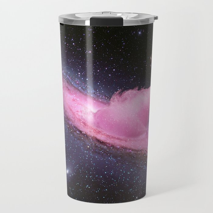 Cosmic Cotton Candy - Pink Stardust Travel Mug Gallery Image 1