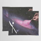 Cosmic Cotton Candy - Pink Stardust Placemat Gallery Image 1