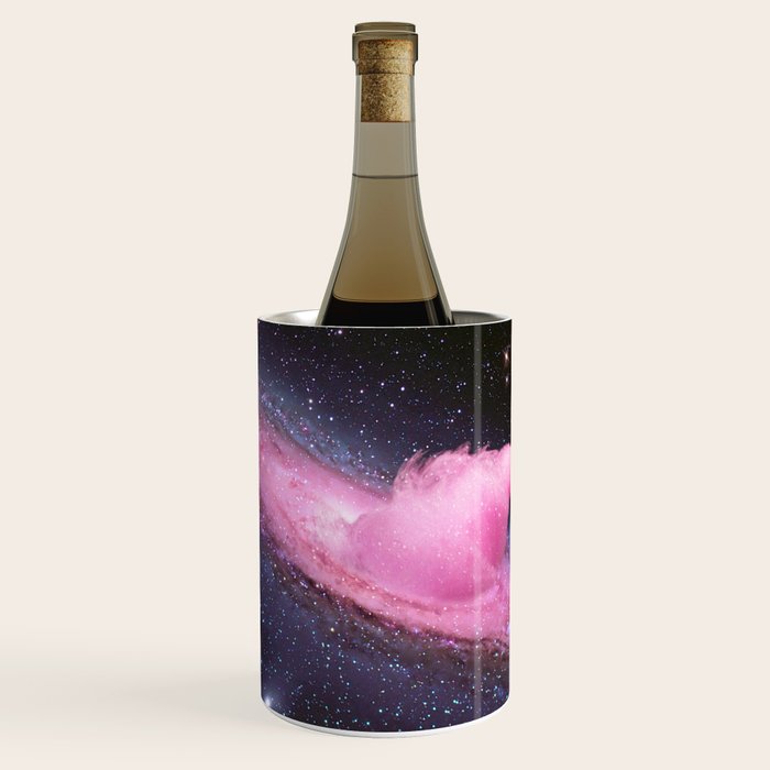 Cosmic Cotton Candy - Pink Stardust Wine Chiller Gallery Image 1