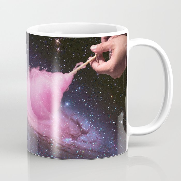 Cosmic Cotton Candy - Pink Stardust Coffee Mug Gallery Image 1