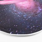 Cosmic Cotton Candy - Pink Stardust Bath Mat Gallery Image 3