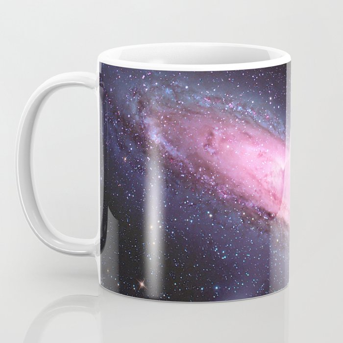 Cosmic Cotton Candy - Pink Stardust Coffee Mug Gallery Image 3